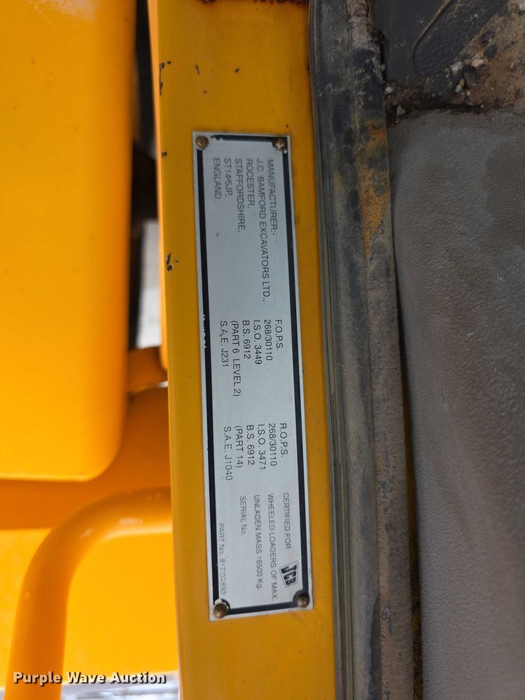 image for item EF3698 1999 JCB 426B wheel loader