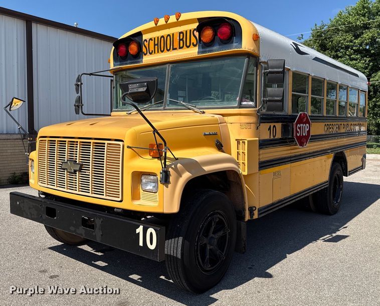 image for item EJ4717 1996 Chevrolet school bus