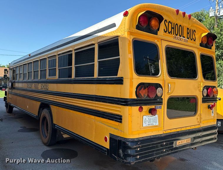 image for item EJ4718 1999 Blue Bird school bus