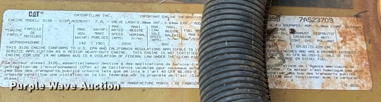 image for item EJ4718 1999 Blue Bird school bus