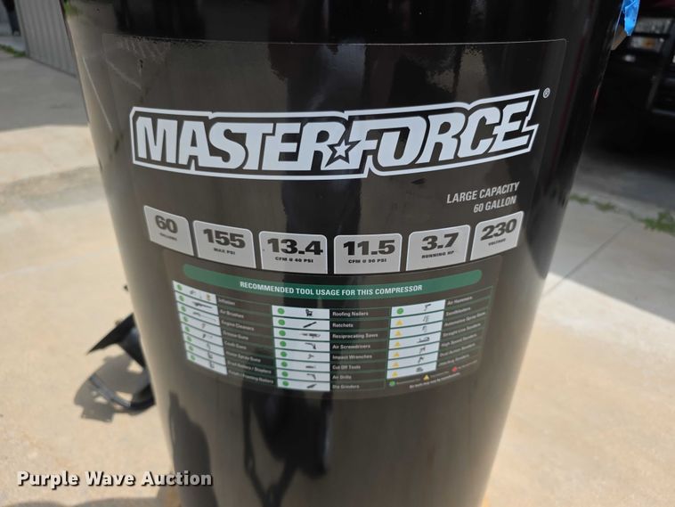 image for item EK5416 Master force 2072404 air compressor