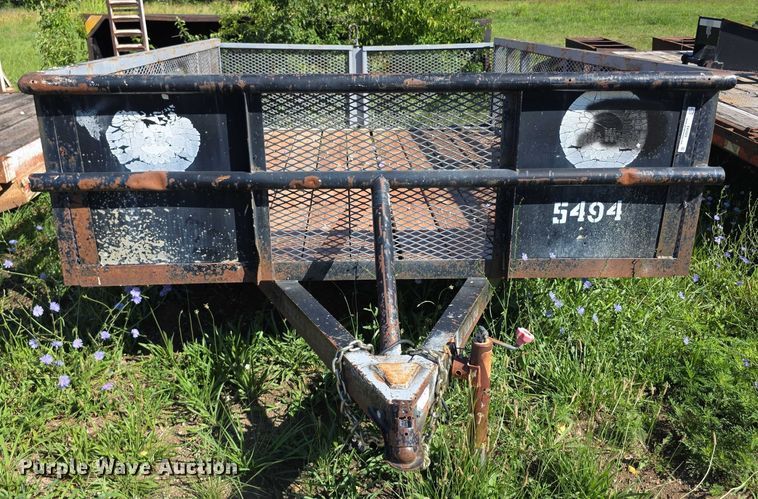 image for item EK5429 1999 Texas Bragg utility trailer