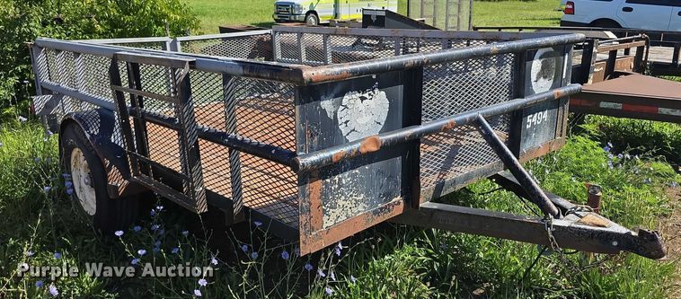 image for item EK5429 1999 Texas Bragg utility trailer