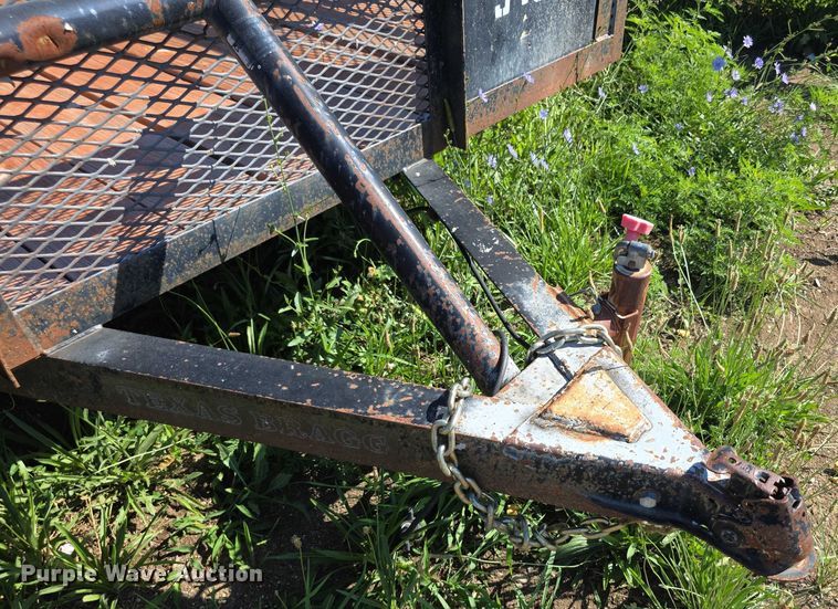 image for item EK5429 1999 Texas Bragg utility trailer