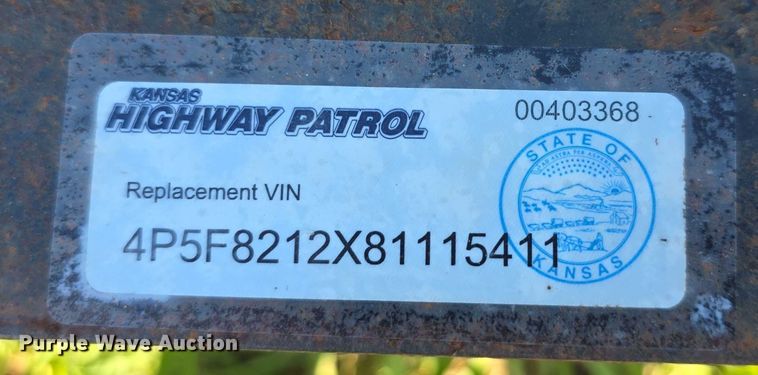 image for item EK5430 2008 PJ Deckover equipment trailer