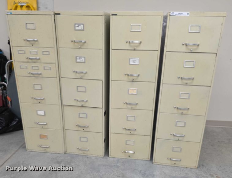 image for item EK5452 (4) filing cabinets
