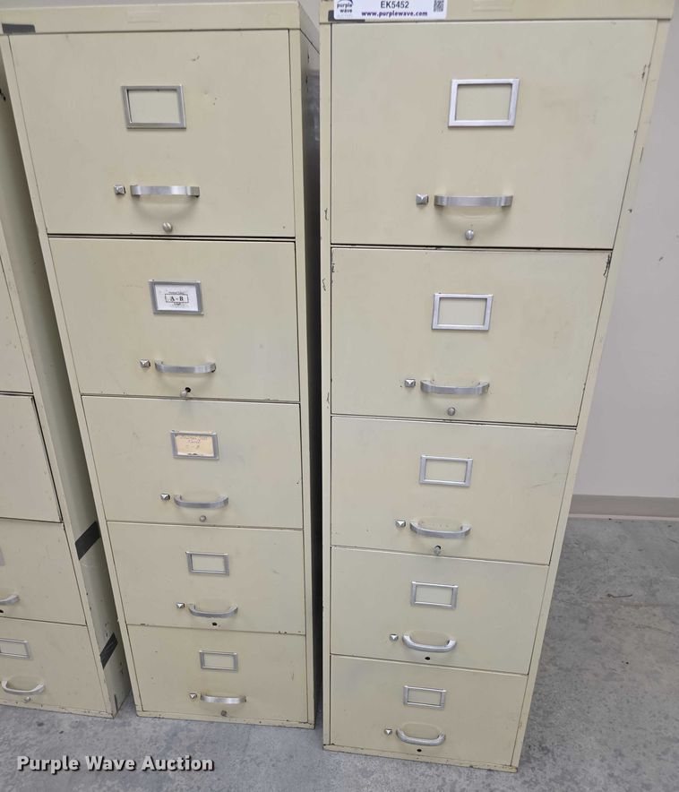 image for item EK5452 (4) filing cabinets