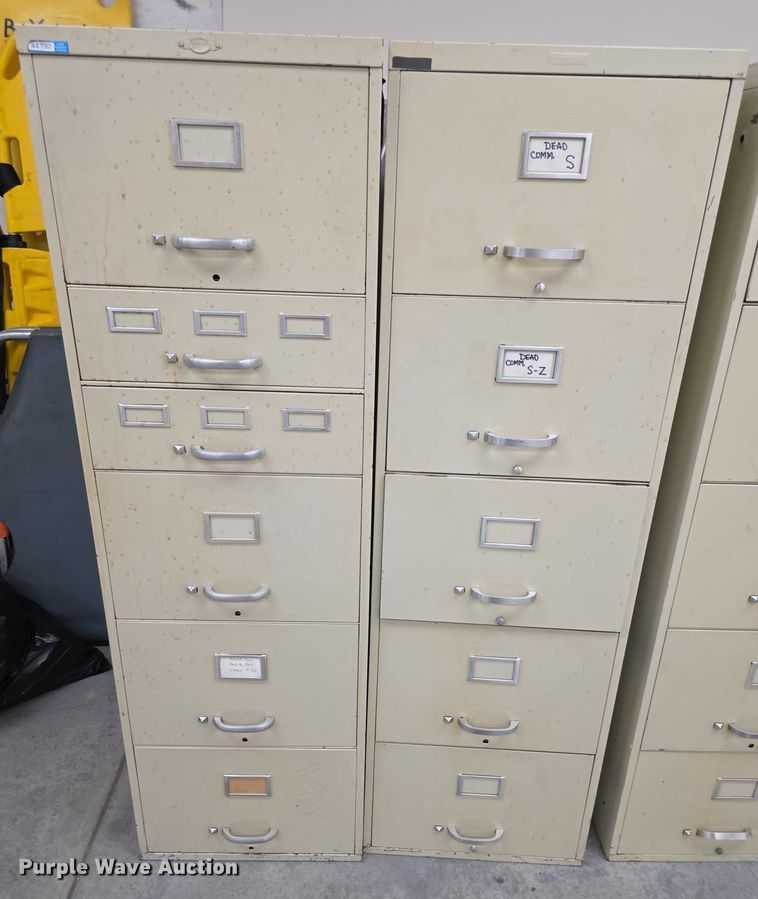 image for item EK5452 (4) filing cabinets