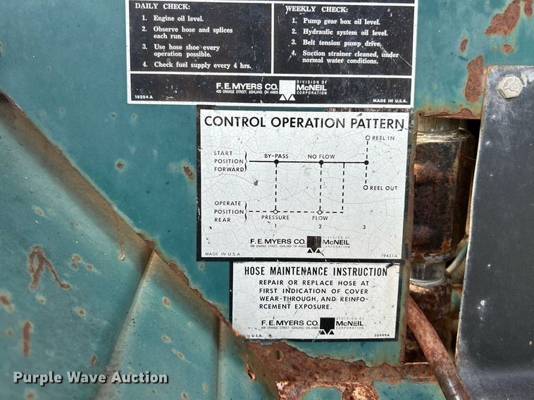 image for item EK8263 1978 Ford 800 sewer jetter truck