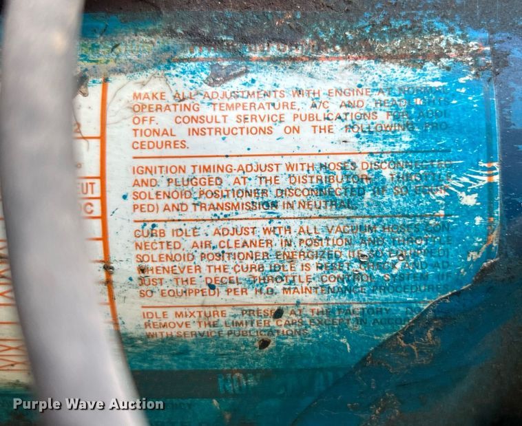 image for item EK8263 1978 Ford 800 sewer jetter truck