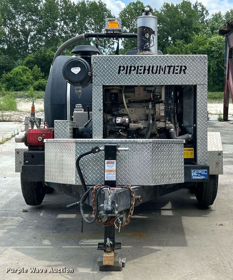 image for item EK8265 2014 Pipehunter 700 sewer jetter trailer