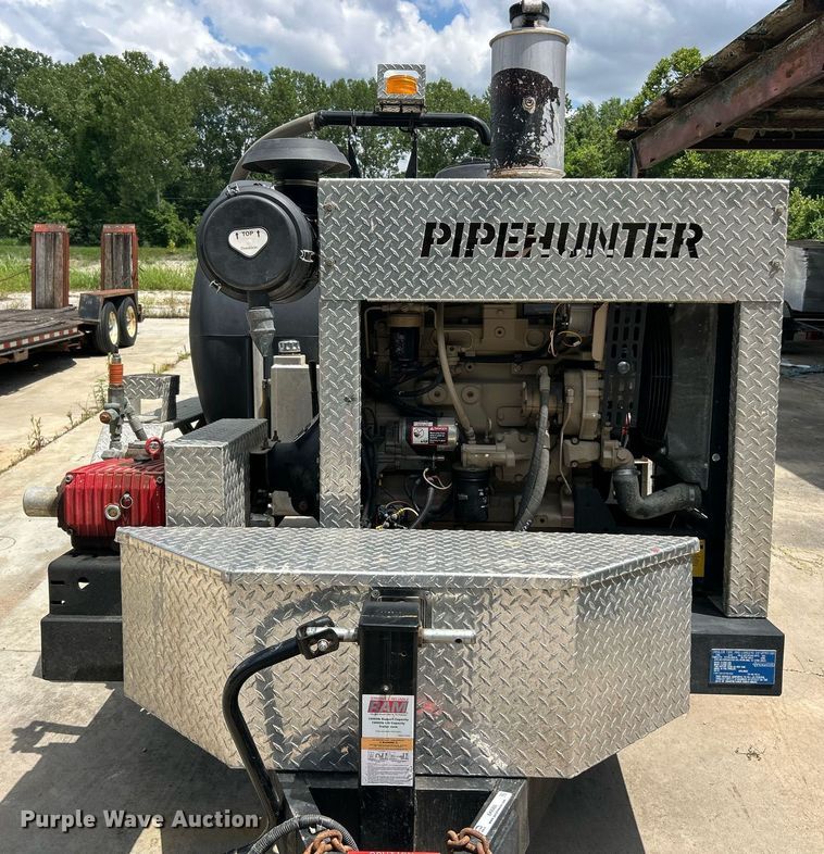 image for item EK8265 2014 Pipehunter 700 sewer jetter trailer