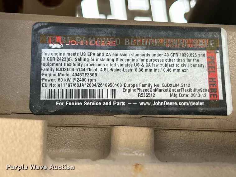 image for item EK8265 2014 Pipehunter 700 sewer jetter trailer