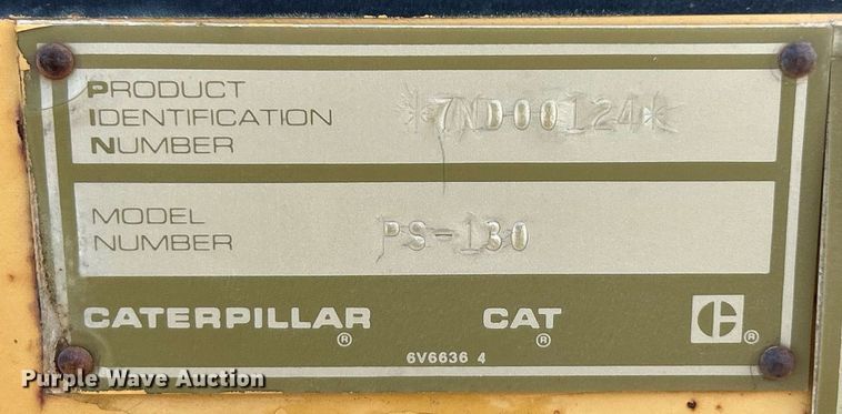 image for item EK8326 1987 Caterpiller PS-130 pneumatic roller
