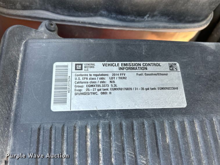 image for item EK8340 2014 Chevrolet Tahoe Police  SUV