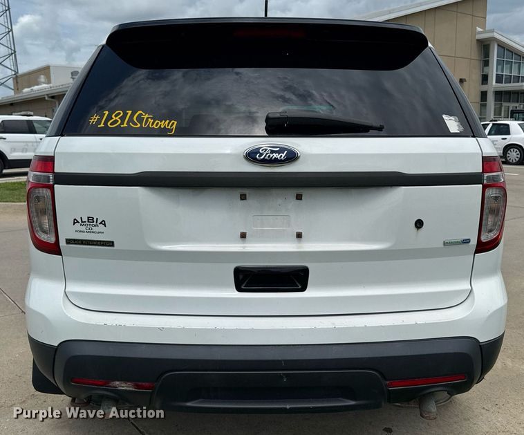 image for item EM2101 2013 Ford Explorer Police Interceptor SUV