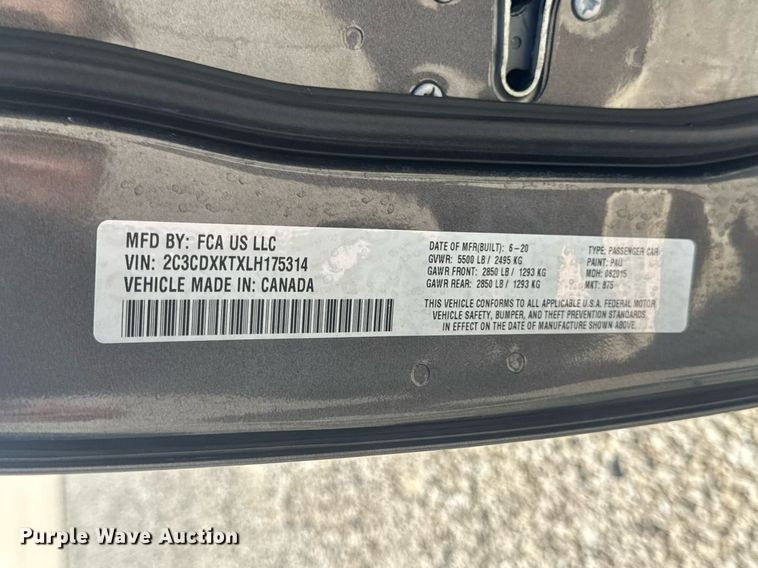 image for item EN4624 2020 Dodge Charger Police 