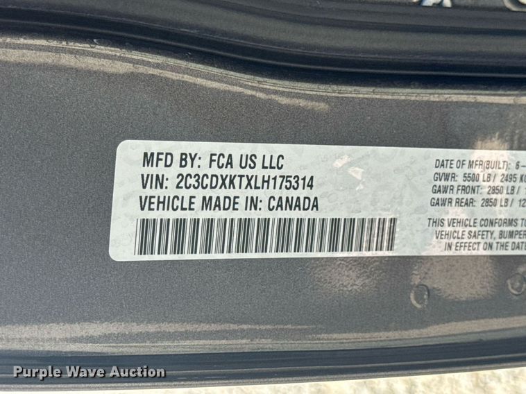 image for item EN4624 2020 Dodge Charger Police 