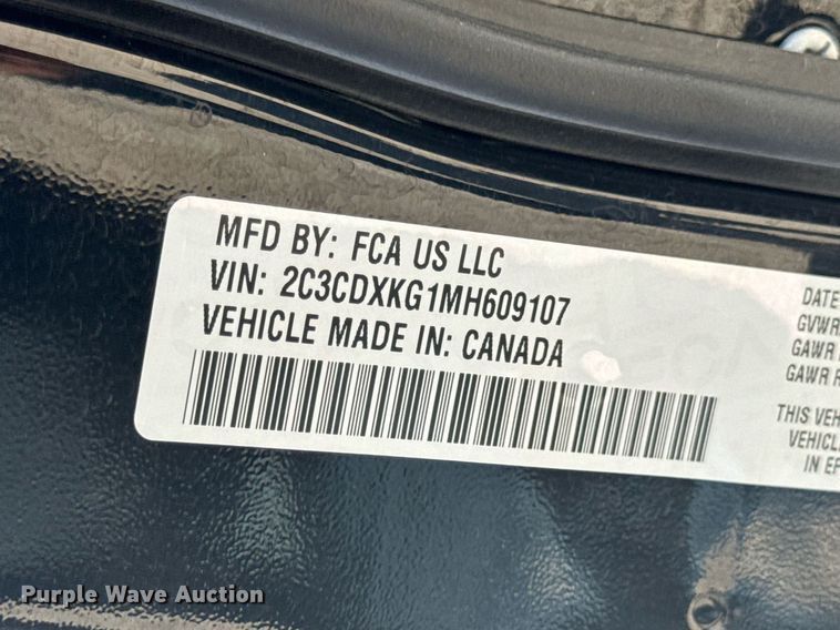 image for item EN4625 2021 Dodge Charger Police 