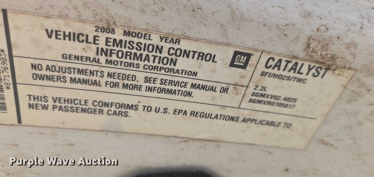 image for item EN8079 2008 Chevrolet Cobalt LT 