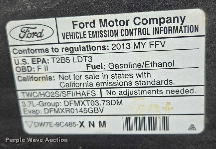 image for item EN8207 2013 Ford Explorer Police Interceptor SUV