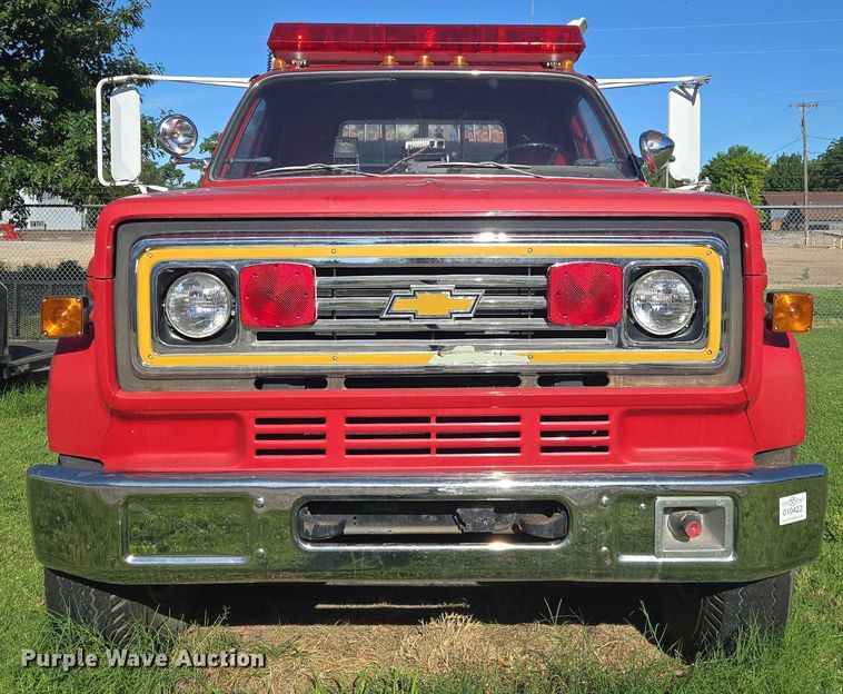 image for item EN8209 1990 Chevrolet C70 pumper fire truck