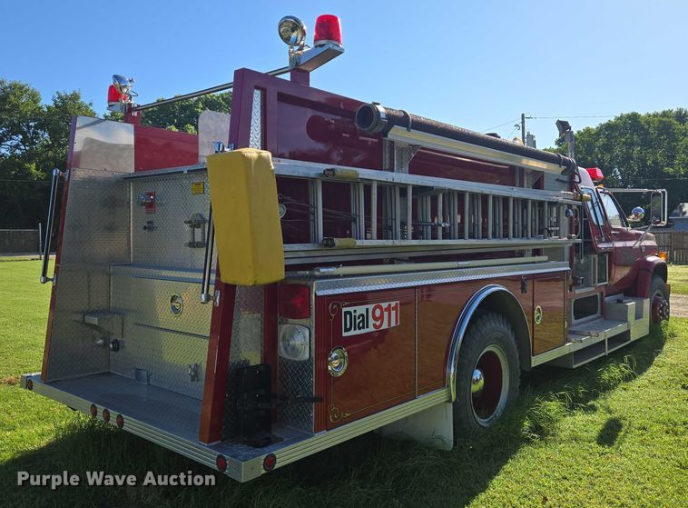 image for item EN8209 1990 Chevrolet C70 pumper fire truck