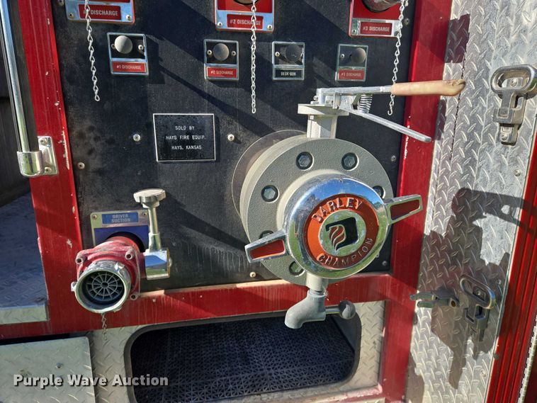 image for item EN8209 1990 Chevrolet C70 pumper fire truck