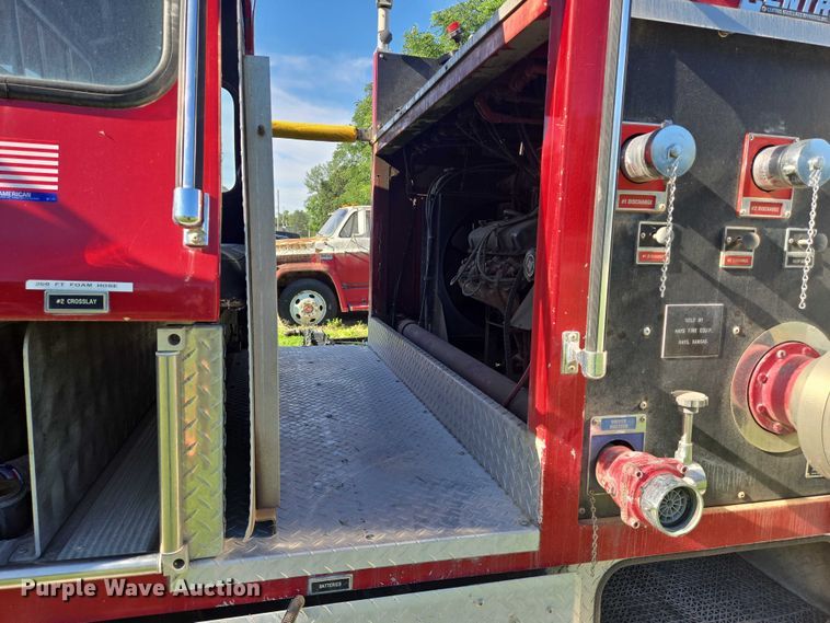 image for item EN8209 1990 Chevrolet C70 pumper fire truck