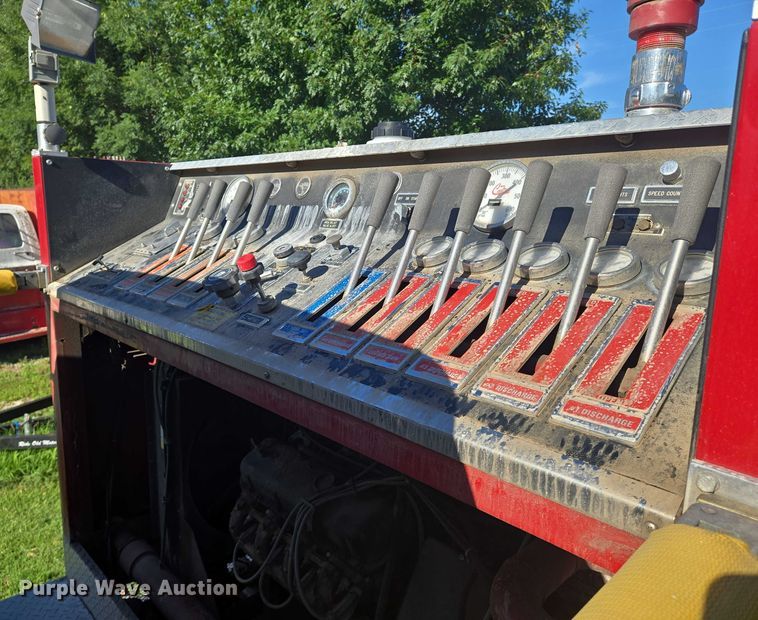 image for item EN8209 1990 Chevrolet C70 pumper fire truck