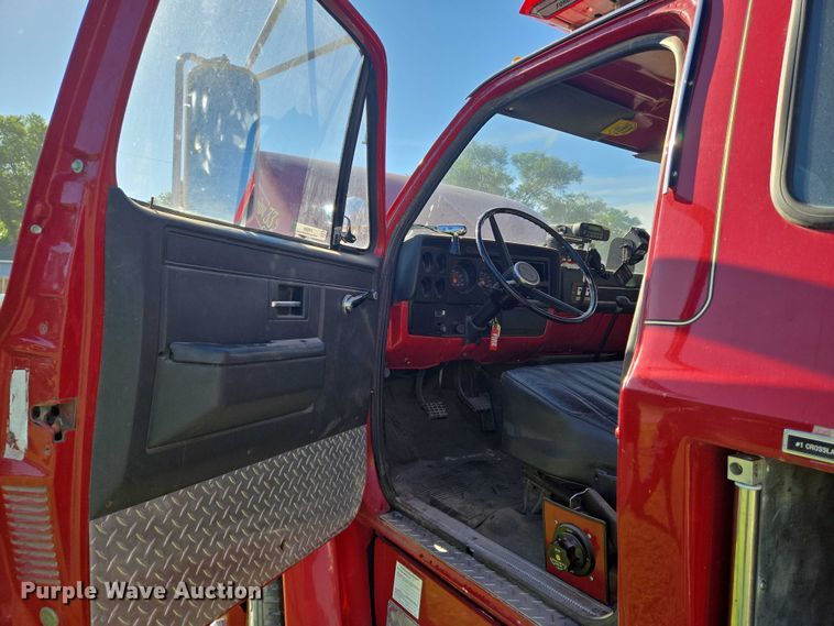 image for item EN8209 1990 Chevrolet C70 pumper fire truck