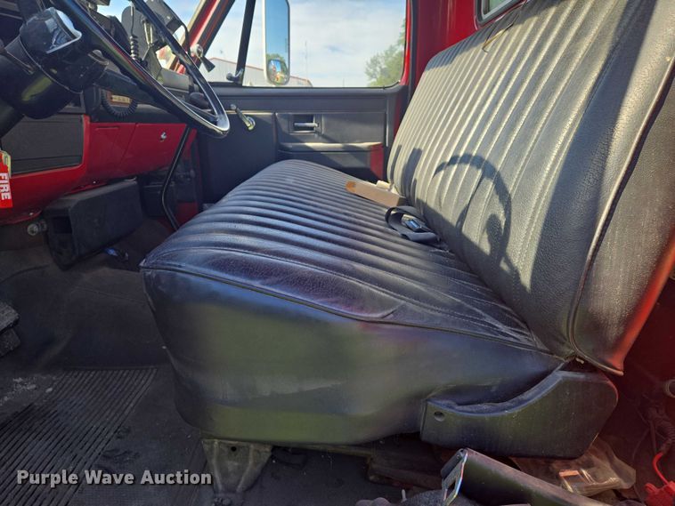 image for item EN8209 1990 Chevrolet C70 pumper fire truck