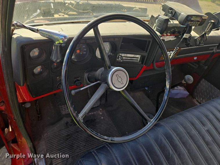 image for item EN8209 1990 Chevrolet C70 pumper fire truck