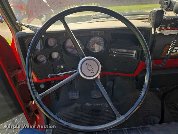 image for item EN8209 1990 Chevrolet C70 pumper fire truck