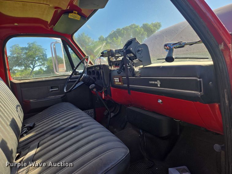 image for item EN8209 1990 Chevrolet C70 pumper fire truck