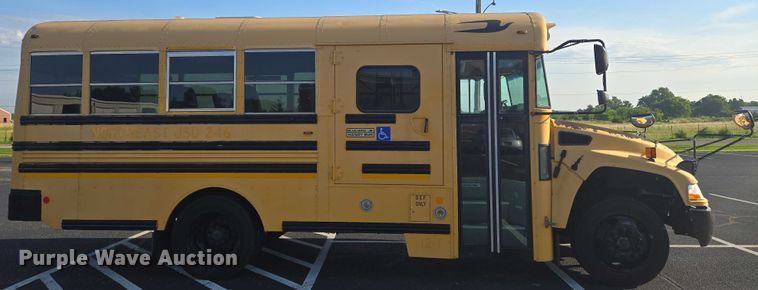 image for item EN8247 2012 Blue Bird Vision school bus