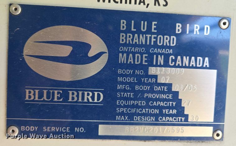 image for item EN8249 2006 Ford E450 school bus