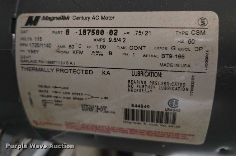 image for item EN8265 Garland Master 450 double oven