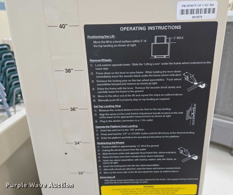 image for item EN8268 Porch-Lift wheelchair lift
