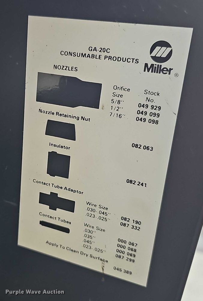 image for item EO1502 Miller Millermatic 200 welder