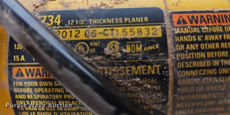 image for item EO1503 Dewalt planer