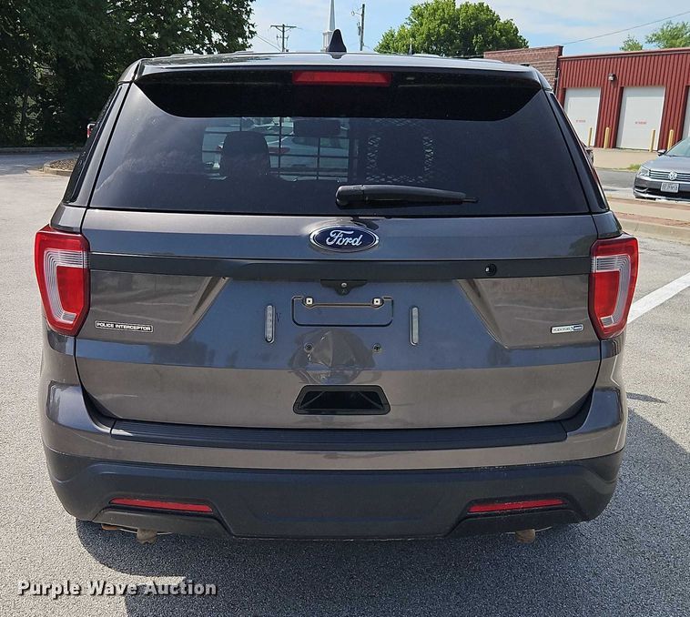 image for item EO4517 2018 Ford Explorer Police Interceptor SUV