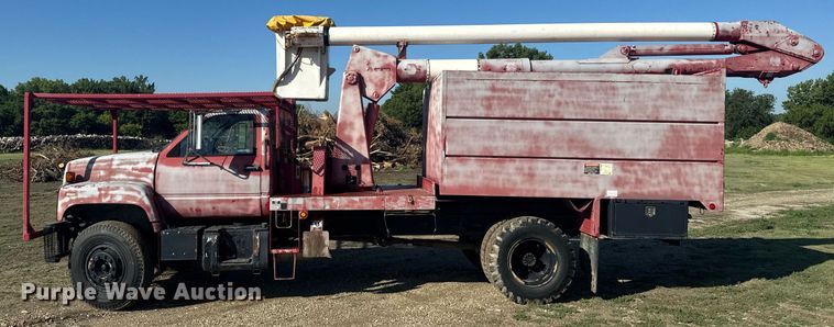 image for item ER2110 1992 Chevrolet Kodiak C6500 forestry bucket truck