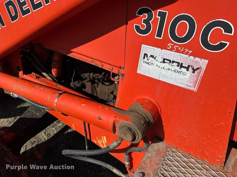 image for item ER2114 1988 John Deere 310C backhoe