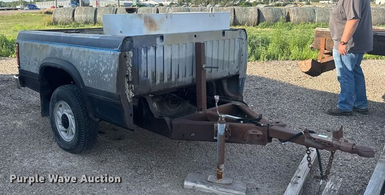 image for item ER2133 Shop built pickup truck bed trailer