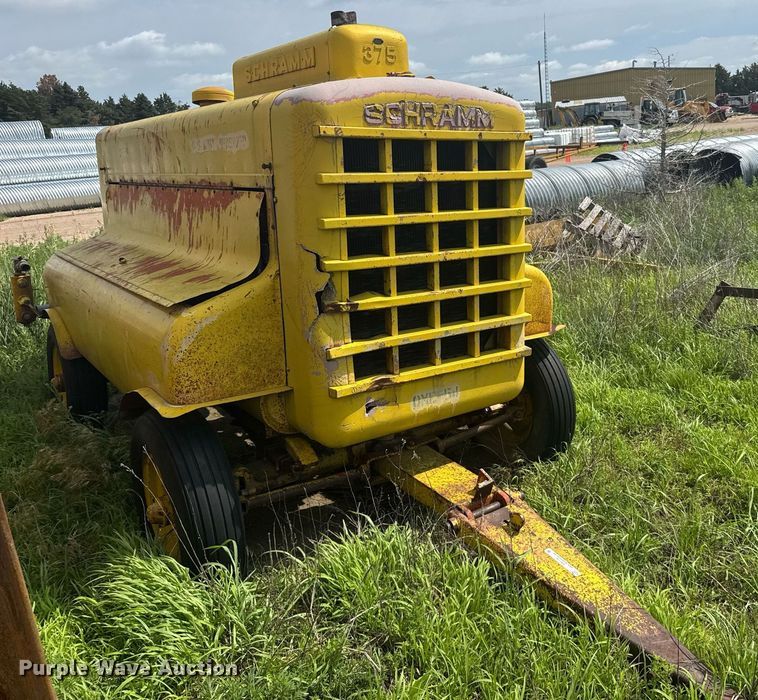image for item ER2134 1969 Schramn 375 air compressor