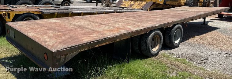 image for item HI9307 Shop built flatbed trailer 