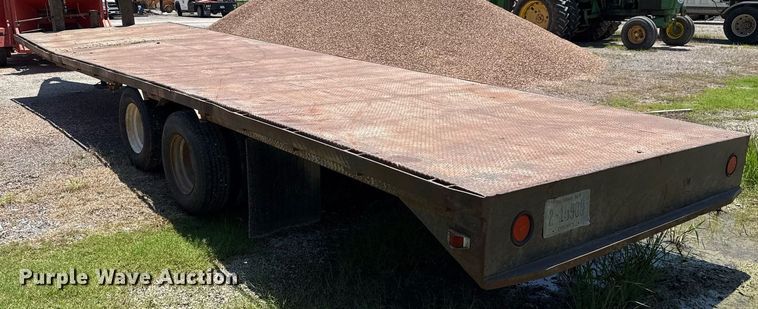 image for item HI9307 Shop built flatbed trailer 