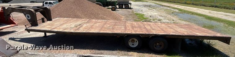 image for item HI9307 Shop built flatbed trailer 