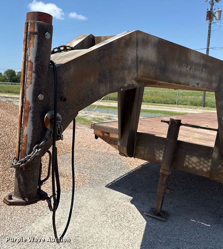 image for item HI9307 Shop built flatbed trailer 